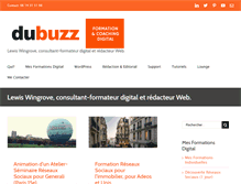 Tablet Screenshot of dubuzz.com
